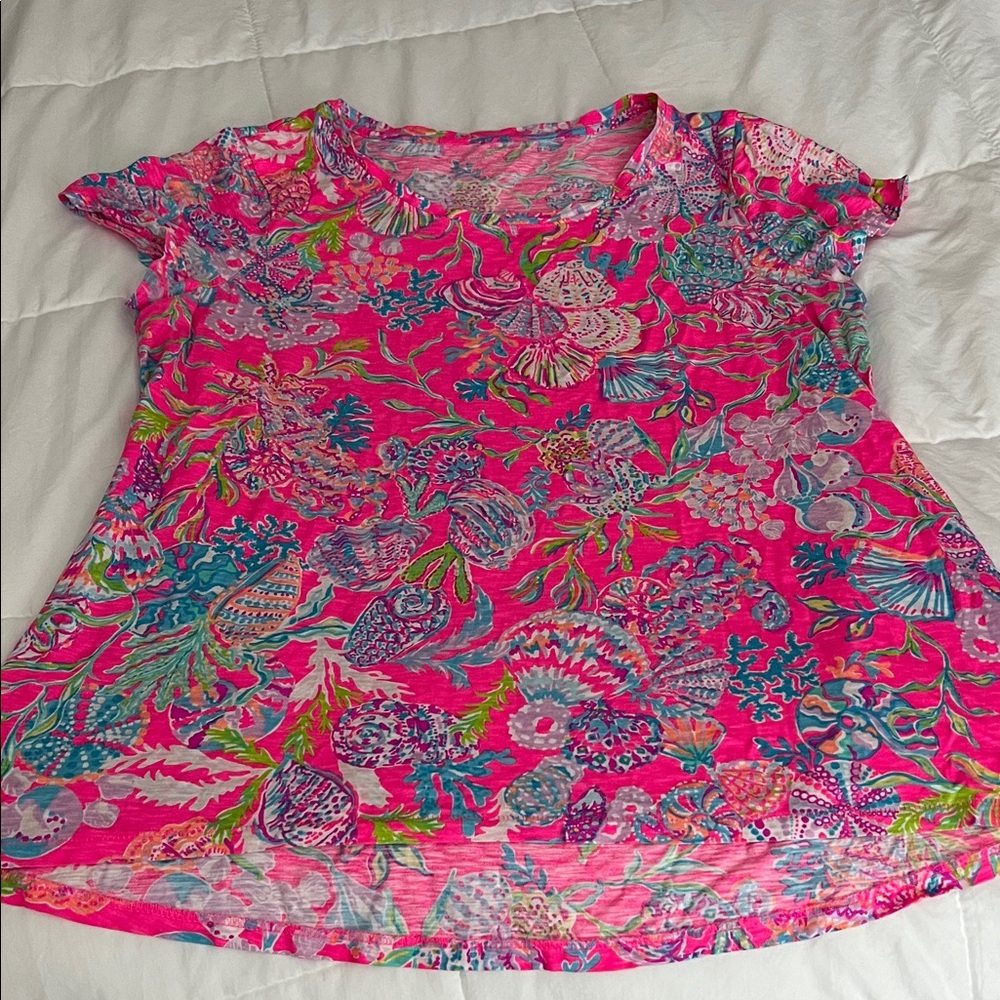 Lilly Pulitzer Pink Seashell Women's Top